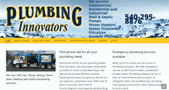 Desktop Screenshot of plumbinginnovators.com